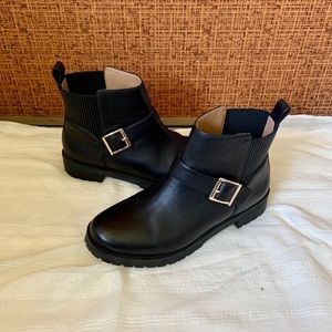Vionic Black Leather Boots
